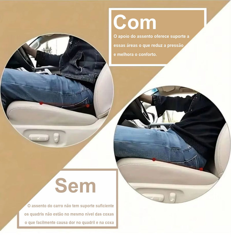 Almofada assento de espuma pra carro Kasaprime.