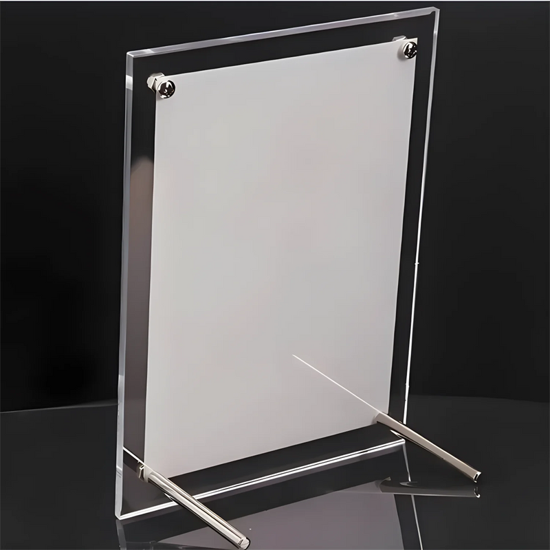 Porta-retrato médio transparente de acrílico Kasaprime.