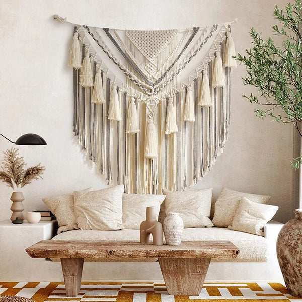 Tapeçaria de Arte Boho Kasaprime.