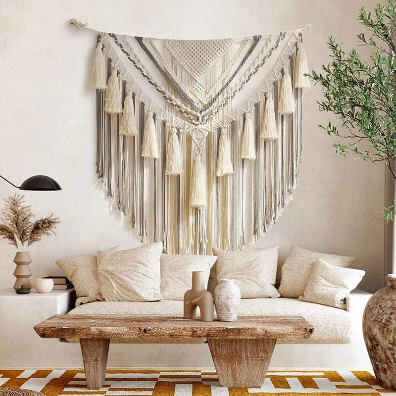 Tapeçaria de Arte Boho Kasaprime.