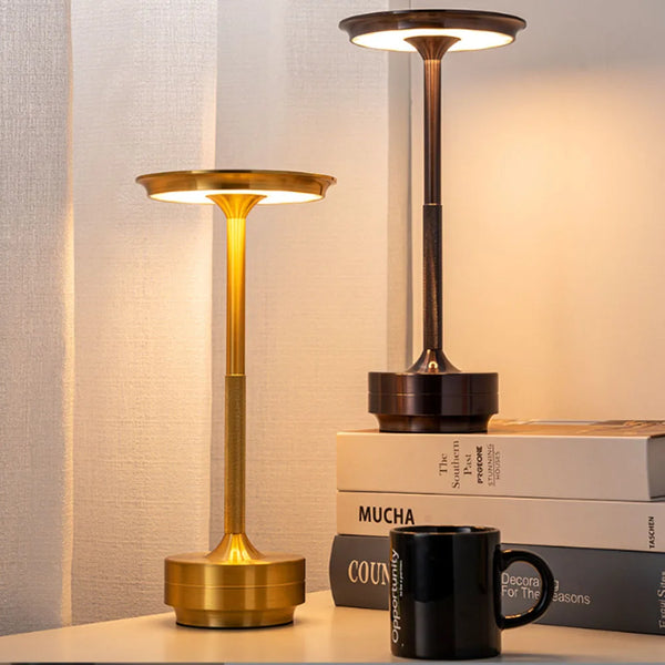 Luminária de Mesa Criativa Recarregável LED Sensível ao Toque para decoração de casa, estudo,mesa escritório  kasaprime