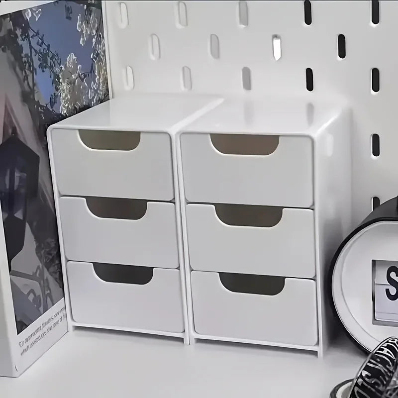 Organizador de Mesa com Gaveta para Escritório kasaprime
