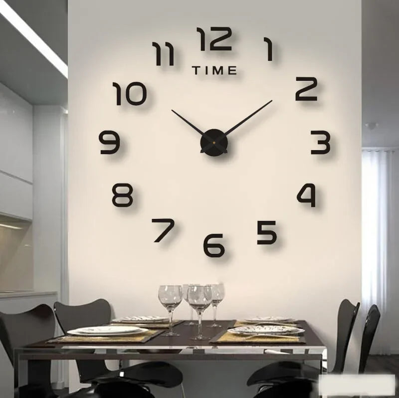 Relógio digital, design moderno grande decorativo de parede sala Kasaprime.