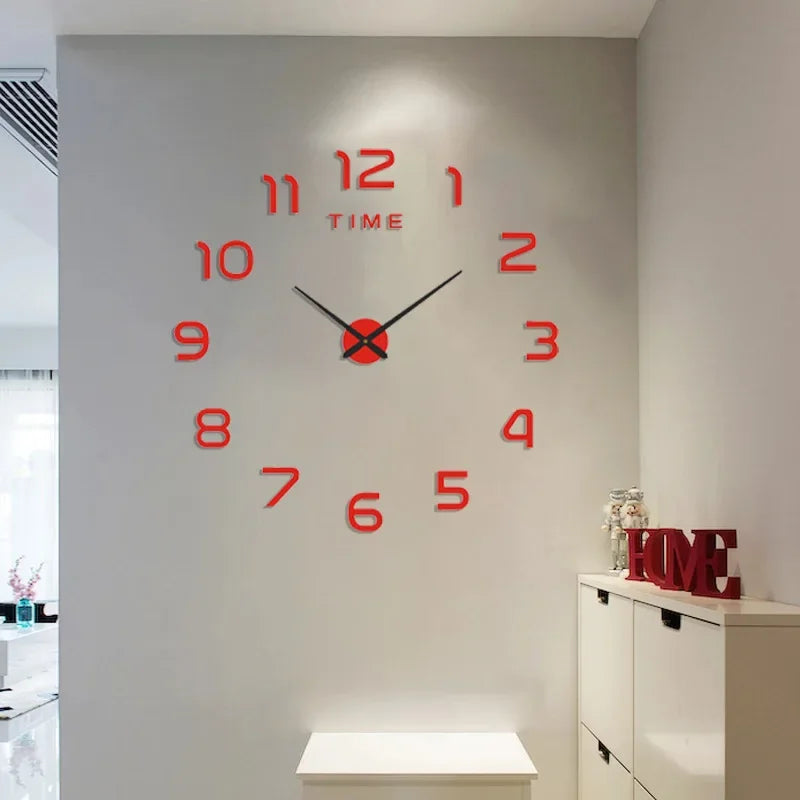 Relógio digital, design moderno grande decorativo de parede sala Kasaprime.