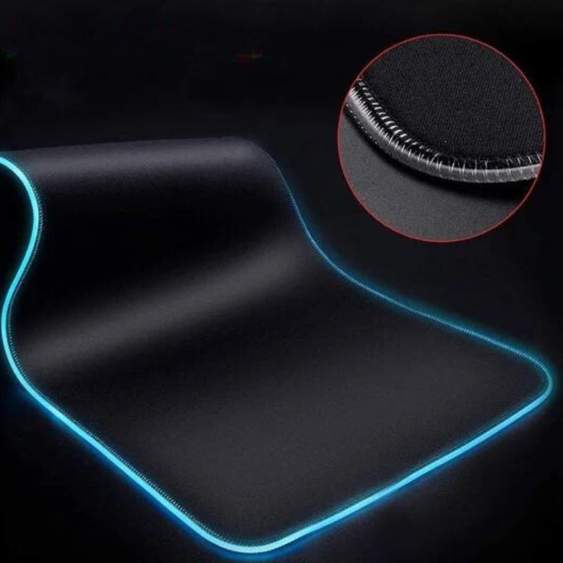 Mouse Pad Gamer com Borda de Led 7 Cores Kasaprime.